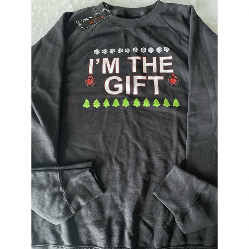 I'm The Gift Christmas‎ Sweatshirt Christmas Sweatshirt XL